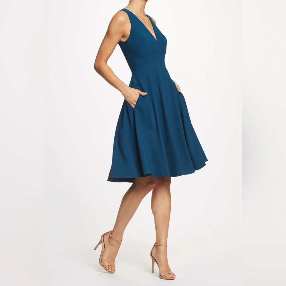 Dress the Population Catalina - Peacock Blue - Picture 3 of 12